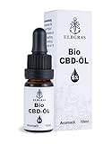 Elbgras Bio CBD-Öl 5% - Deutsches Bio-Produkt - Vollspektrum Hanf-Tropfen