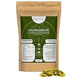 Hanföl 500 Softgel Kapseln - Hochdosiert mit 2000mg Tagesportion - Premium Cannabis Sativa - kaltgepresst & nativ -...