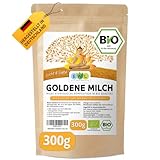 EWL Naturprodukte Bio Goldene Milch 300g,Golden Milk mit Kurkuma, Triphala, Ashwaganda, Ceylon Zimt, Ingwer, Ceylon Pfeffer,...
