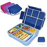 IJIAMY Brotdose Kinder mit Fächern, Bento Box Kinder, Auslaufsicher Lunchbox Kinder, Brotbox für Mädchen & Jungen,...